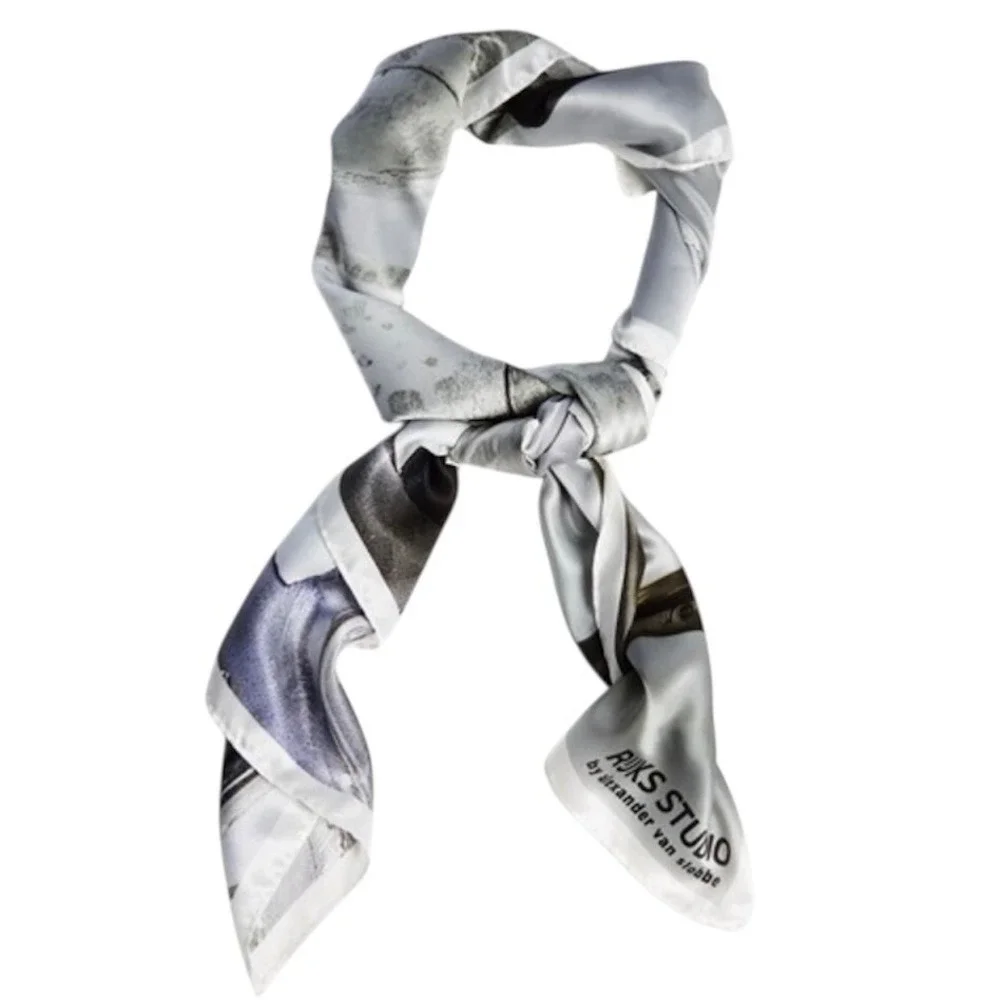 Rijksmuseum Silk Scarf Alexander van‎ Slobbe Art Print Square 46